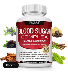 Blood Sugar Complex - 20 Vitaminas y Minerales Tt