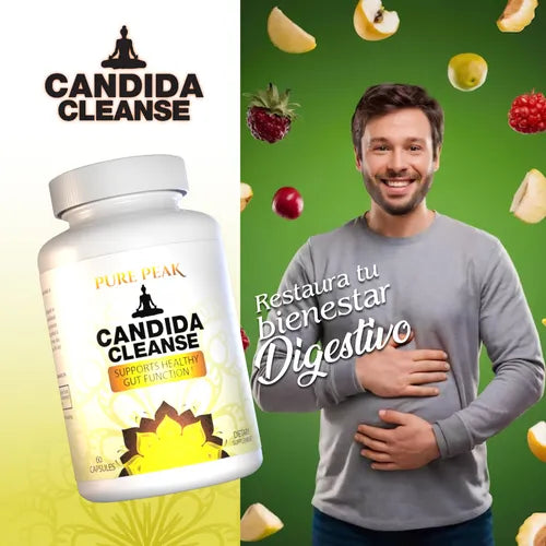 Candida Cleanse - Soporte para Intestino y Colon